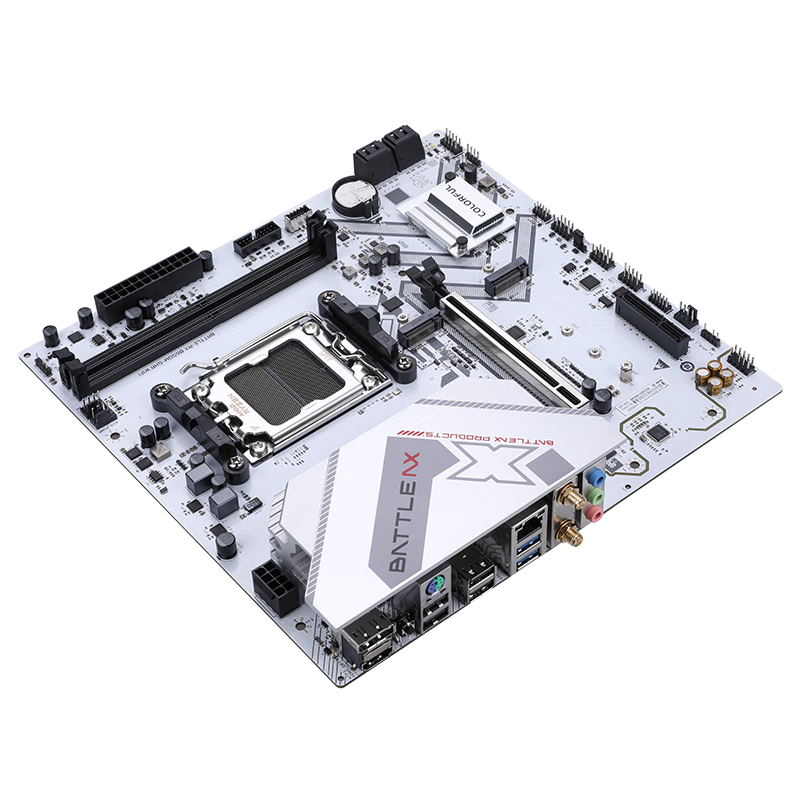 COLORFUL七彩虹主板 战斧 BATTLE-AX B650M-GHA WIFI V14 白色(9800X3D/7相/HDMI/DP/2 ...