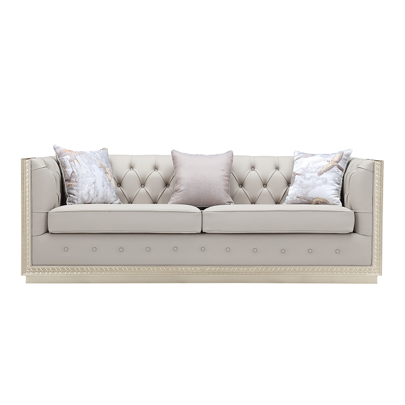 美式轻奢 俄罗斯桦木 sm-8927 1 3组合沙发-阿拉优家居-工厂直销平台